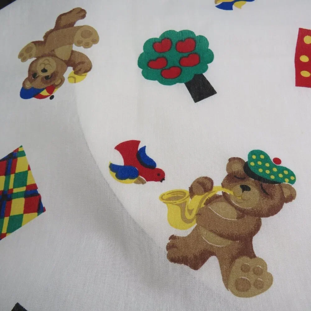 Children's Bear Curtains JCPenny Vintage (2) Panels 64